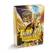 Dragon Shield Gold Matte Japanese 60 Card Sleeves