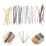 600 Pcs Pin Flat Head Pins for Jewelry Making Metal Bead Beads Tool