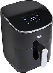Total Chef Air fryer 4.8L | 8 pre-set Smart Cooking Programs | Digital Touchscreen Control | Deep Airfryer without Oil | Time & Temp Control (Black)