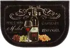 Printed Kitchen Rug (nonskid)(20"x30")WINE & GRAPES &POST,CHALKBOARD SIGN,MOHAWK