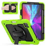 MCC Shockproof iPad Pro 11 2018 (1st Gen) Strap Rugged Case Cover Apple [Yellow Green]