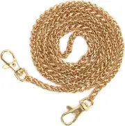 Purse Chain - 47'' Gold Metal Handbag Strap for Women'S Shoulder Cross Body Bag