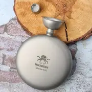 170ml Titanium Hip Ultralight Pocket Flagon for Backpacking Travel