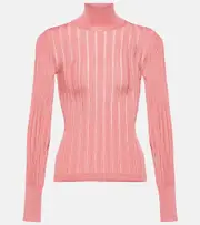 [Alaia] Alaïa Crinoline turtleneck sweater AU 10 pink