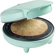 Bestron AWCM700 Squirrel Maker with Cone, Non-Stick Coated, 700 Watt Waffle Machine, Mint Green, Metal