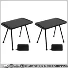 Folding Camping Table Portable Picnic Table Beach Table for Outdoor (Black) .