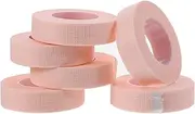 FRCOLOR 6 Rolls Eyelash Pink Tape Lash Pads Makeup Tape Eyelash Extension Supply Green Duct Tape Eyelash Extension Tape Green Tape Eyeshadow Tape Under Eye Patches Lint Lash Tape