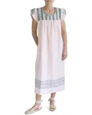 The Coast Marin Linen-Blend Midi Dress