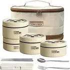 Lunch Box Insulated Lunch Box Stainless Steel,Leakproof,Stackable,Thermal Lunch