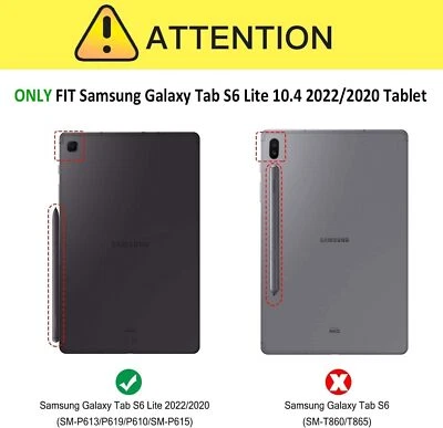 Galaxy Tab S6 Lite Case 10.4 inch with S Pen Holder 2022 2020 Model for Samsung