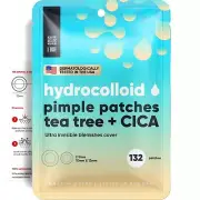 LE GUSHE Korean Pimple Patches for Face (132 Dots) - Hydrocolloid Acne Patches w