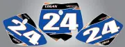 Custom Number Plate graphics for KTM 50 2002 -2008 / decals stickers