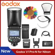 Godox V1 Pro V1Pro-N TTL Round Head On-Camera Flash Light Speedlite For Nikon