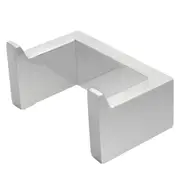 Bathroom Stainless Steel 304 Robe Hook Chrome Wall Hat Double Hanger Towel Rack
