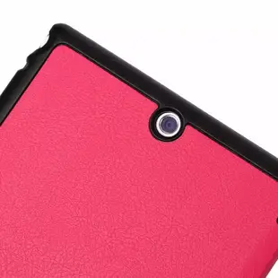 【磁扣/支架/三折】Sony Xperia Z3 Tablet Compact SGP612 休眠 磁扣皮套 保護套