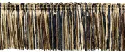 Chenille Brush Fringe Trim, Color# CR07 - Mocha Brown [18 Yards]