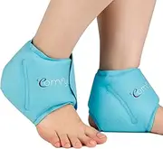 2 Packs Ankle Ice Pack Wrap for Swelling, Plantar Fasciitis, Foot Pain Relief, Ice Packs for Injuries Reusable, Gel Ice Pack,Hot Cold Compression for Achilles Tendonitis, Sprain Ankles