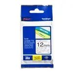 Brother TZe-M31 Black on Clear (matt) Laminated Labelling Tape - 12mm x 8 Metres
