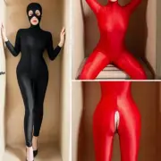 Women Shiny Glossy Bodysuit Zipper Open Crotch Full Body Unitard Zentai Jumpsuit