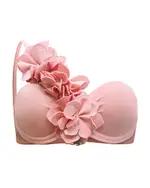 PatBO Floral Applique Bikini Top