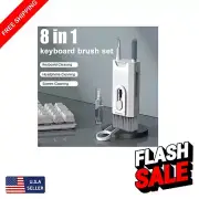 All-in-One Cleaning Kit for Earphones, Computers, and Mobile Devices - White