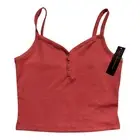 NWT Juniors No Boundaries Crop Tank Top, Mauve, Size S(3-5)