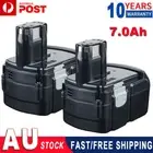 2X 18V 7.0Ah Battery For Hitachi EBM1830 BCL1830 BCL1820 Lithium Cordless Tools