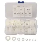 520pcs Nylon Flat Washers with Assorted Sizes for Multiple Applications