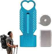 Loud Survival Whistle | Double Barrel Outdoor Loud Aluminum Whistles with Lanyard,Rescue Signaling Call for Outdoor Camping Hiking Boating