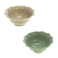 在飛比找PChome24h購物優惠-【日本美濃燒】菊花形小碗缽 飯碗 湯碗 小料碗 配菜碗