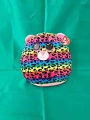 Ty Squish-A-Boos Dotty The Leopard Cushion Pillow 10" Squishmallows New
