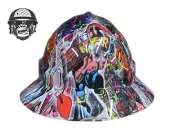 Custom Hydrographic Safety Hard Hat THOR COMIC PRO CHOICE WIDE BRIM