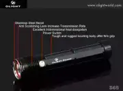 Olight S65 BATON AA Batteries LED Flashlight 700 Lumens with holster Value Pack