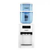 Dev King 22L Bench Top Water Cooler Dispenser Filter Purifier Hot Cold Room Temperature Three Taps