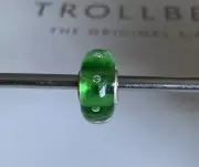 Trollbeads Green Bubbles Glass Bead