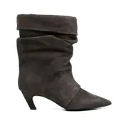 [Ash] Ash 50mm Slouch-effect Pointed-toe Boots 41 IT GREY