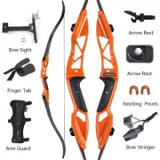 56" 18-50lbs Archery Takedown Recurve Bow for RH Adult Teen Competition Athletic