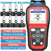Autel MaxiTPMS TS508WF TPMS Programming Activate Scan Tool +8PCS 2in1 MX-Sensors