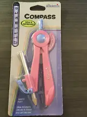 Drawing Compass - Pink with Safety Point - The Ultimate It's Academic