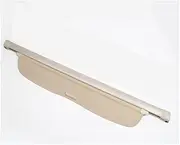 Car Trunk Cargo Cover Compatible With Mitsubishi Pajero Montero Sport 2016-2022 Rear Luggage Curtain Partition Privacy(BEIGE)