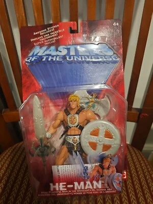 He-Man Masters Of The Universe MOTU 200X Action Figure New 2002 Mattel He-Man