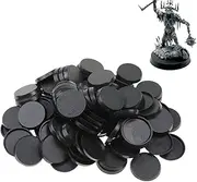 Bases - Wargaming Hobby Bases | Miniature Bases For Wargaming Miniatures Figures | Bases | 20X Figure Display Base | Round Desk Accessories For Living Room Tabletop Bookshelf