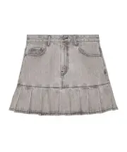 Grey Future Denim Pleated Mini Skirt EU38,EU36,EU42,EU40 grey