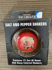 Collegiate Maryland Home & Away Salt & Pepper Shakers - New In Box