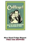 109 - Funny Beer Drinking Alcohol Fridge Refrigerator Magnet