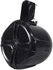 Easy to Install Portable Waterproof Grade IP66 Suspension Speaker 2 Way/UTV/ATV for Yachts and Motorcycles (Black/Pair)