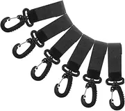 OFFIGAM Stroller Hooks for Diaper Bags 6 Pack Stroller Bag Clips Mom Hooks Strong Rotatable