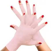 Womens Arthritis Compression Gloves - Therapeutic Hand & Finger Support for Arthritic Pain Symptoms, Raynauds Disease, Joint Pain, Rheumatoid & Osteoarthritis. 1 PAIR Ladies Pink Fingerless Glove (Lg)