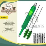 Luer Lock Cannulas with Green Handle for Precision Fat Extraction in Liposuction