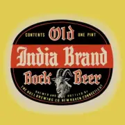 Old India Brand Bock Beer of New Haven, CT NEW Metal Sign 40" Square USA STEEL